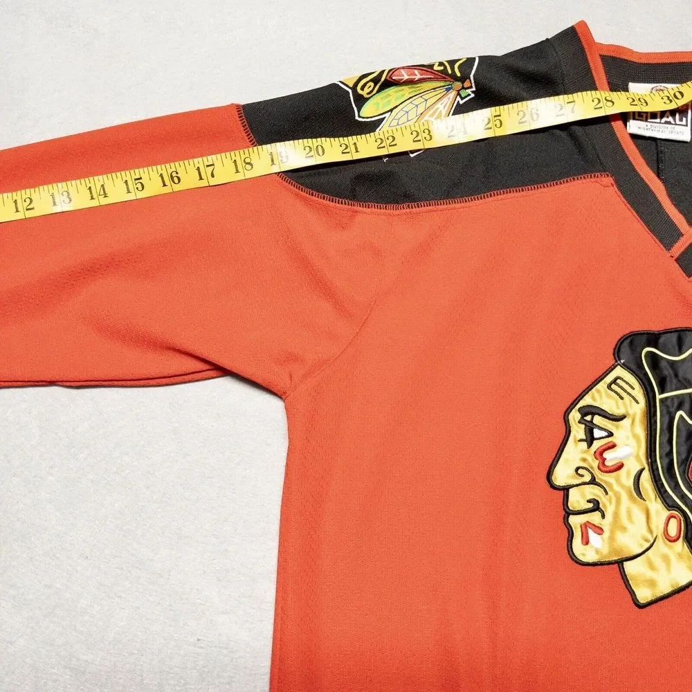 Vintage 90s Winning Goal Chicago‎ Blackhawks Jersey Youth XL (18)